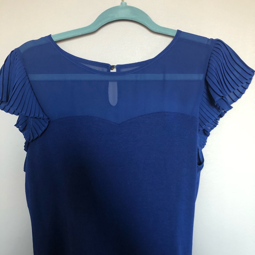 EXPRESS Blue blouse - Picture 2 of 5